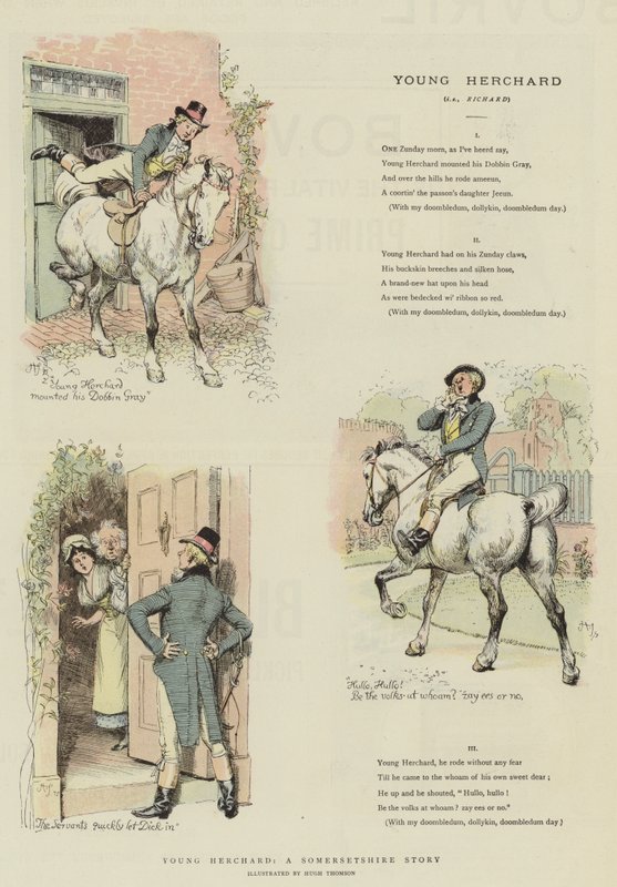 Jeune Herchard, une histoire du Somerset - Hugh Thomson