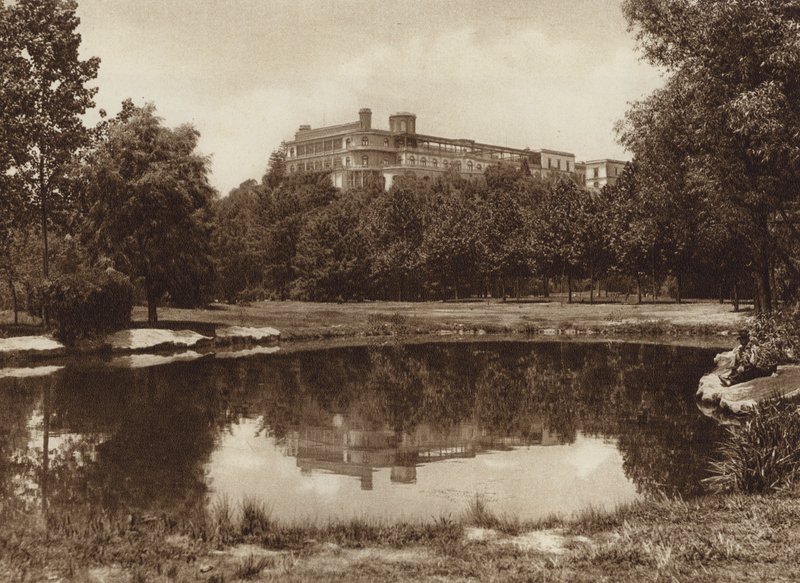Mexique : Castillo Chapultepec (photo n/b) - Hugo Brehme