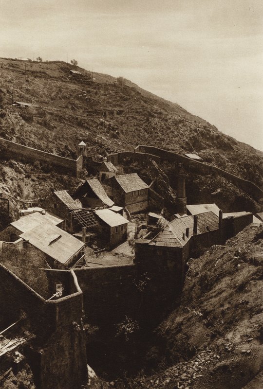 Mexique : Pachuca, ancienne mine espagnole (photo n/b) - Hugo Brehme
