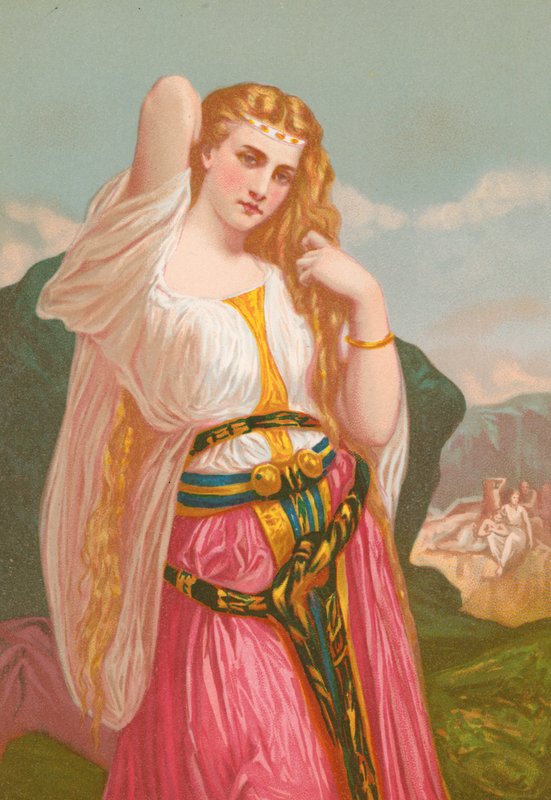La fille de Jephté - Hugues Merle