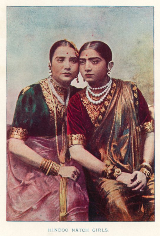 Indigènes indiens : Filles Hindou Natch - Indian photographer
