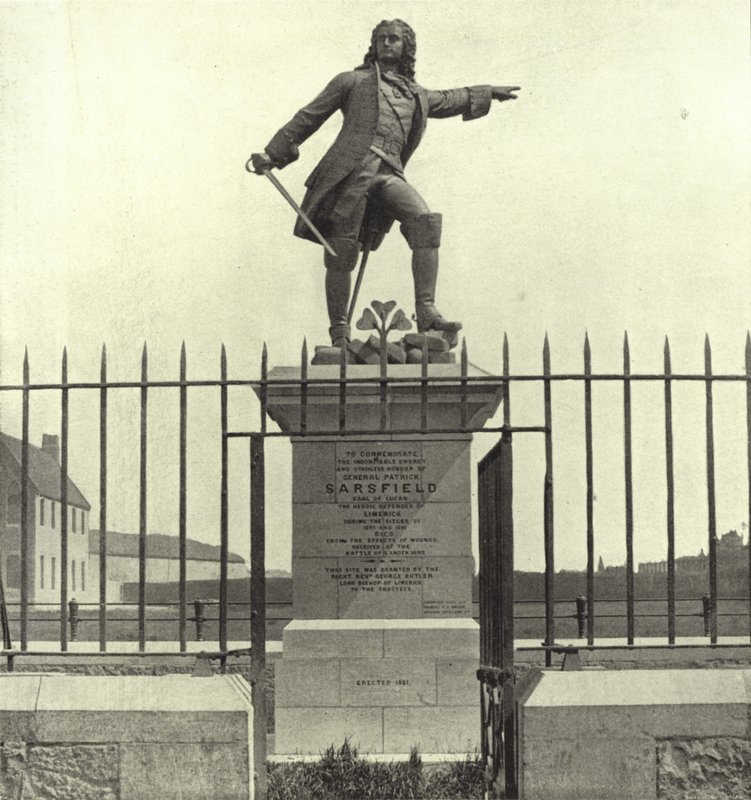 La statue de Sarsfield, Limerick - Irish Photographer