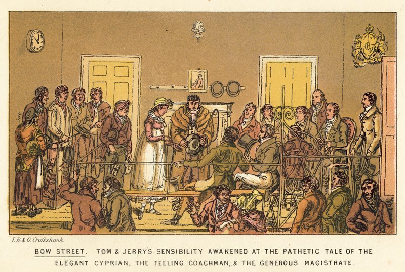 Bow Street - Isaac, Robert and George Cruikshank