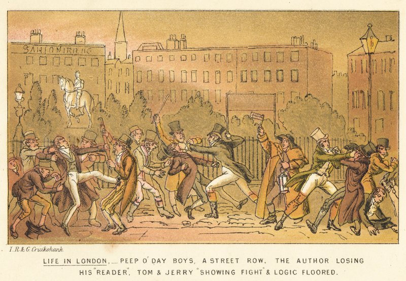 La vie à Londres - Isaac, Robert and George Cruikshank