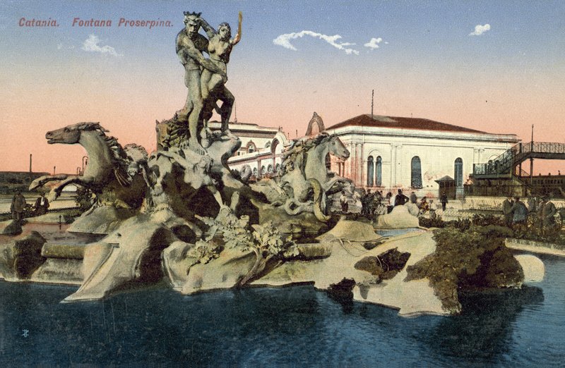 Catane, Italie, Fontaine Proserpine - Italian Photographer