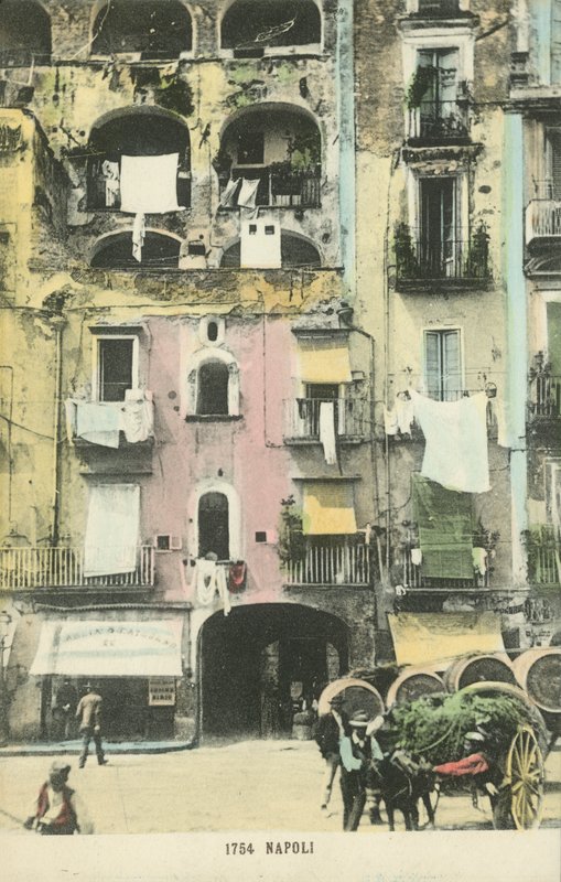 Napoli, Naples, scène de rue (photo couleur) - Italian Photographer