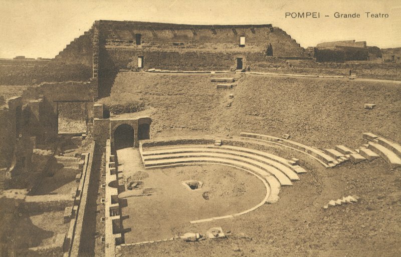 Pompéi, Italie, Amphithéâtre - Italian Photographer
