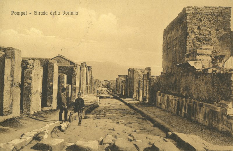 Pompéi, Italie, Rue de la Fortune - Italian Photographer