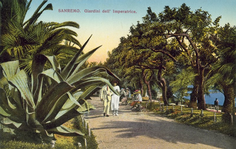 San Remo, Italie, Jardins de l