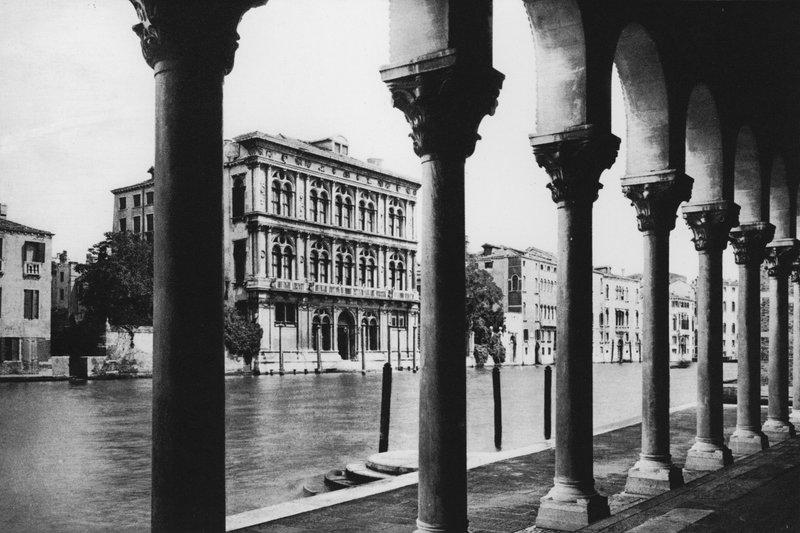 Venise, Grand Canal, Palais Vendramin (photo n/b) - Italian Photographer