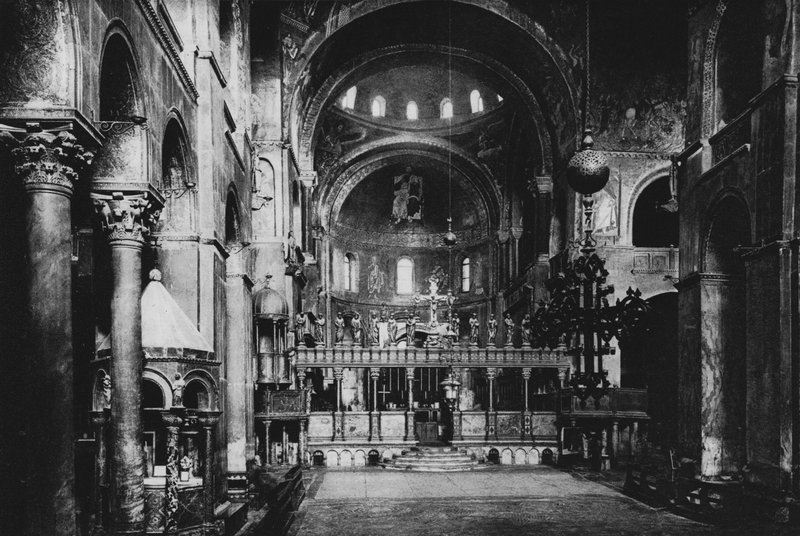 Venise, Église Saint-Marc, Intérieur (photo n/b) - Italian Photographer