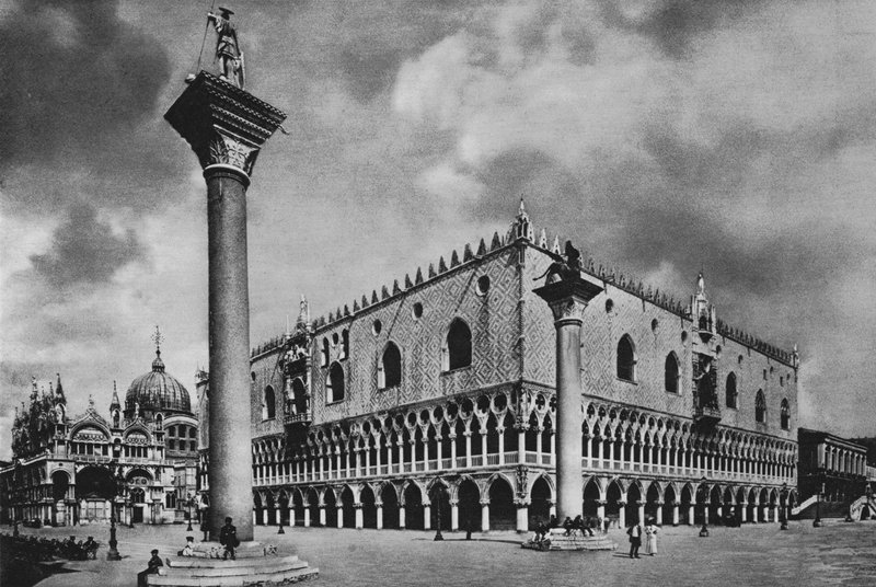 Venise, Palais des Doges (photo n/b) - Italian Photographer