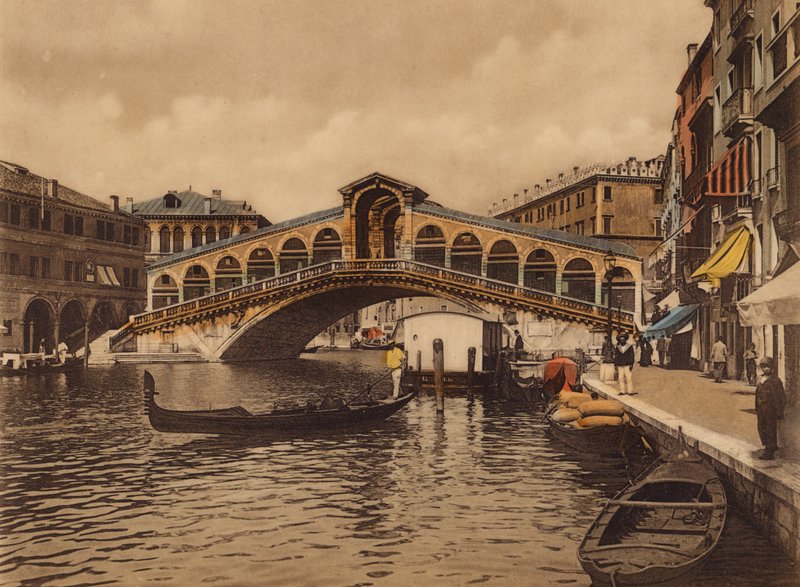 Venezia / Venise : Pont du Rialto (photo en couleur) - Italian Photographer