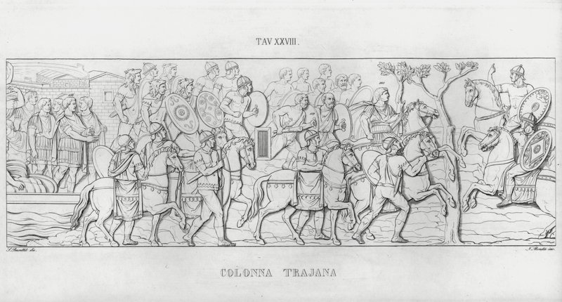 La Colonne Trajane - Italian School