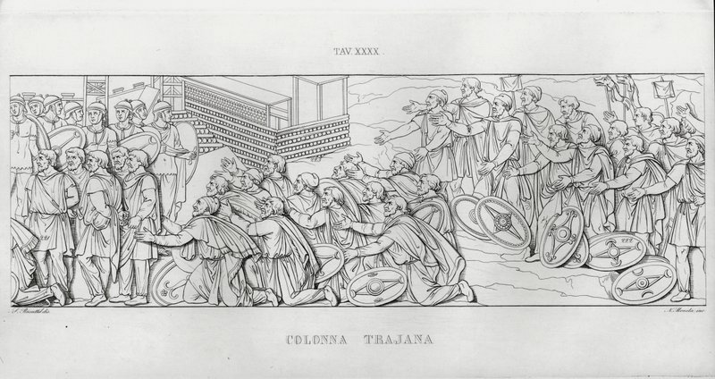 La Colonne Trajane - Italian School