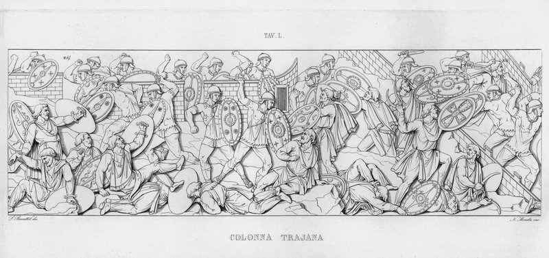 La Colonne Trajane (gravure) - Italian School