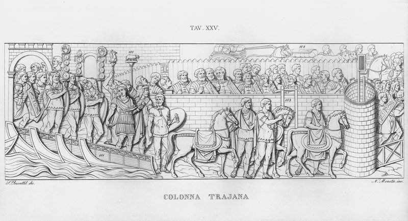 La Colonne Trajane - Italian School