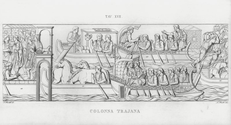 La Colonne Trajane - Italian School