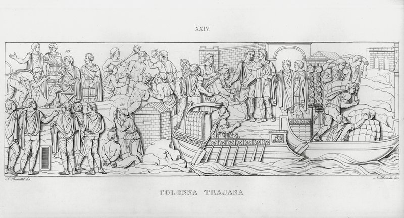 La Colonne Trajane - Italian School