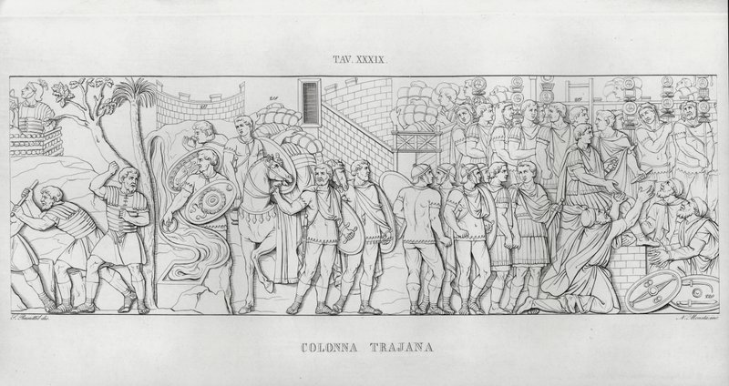 La Colonne Trajane (gravure) - Italian School