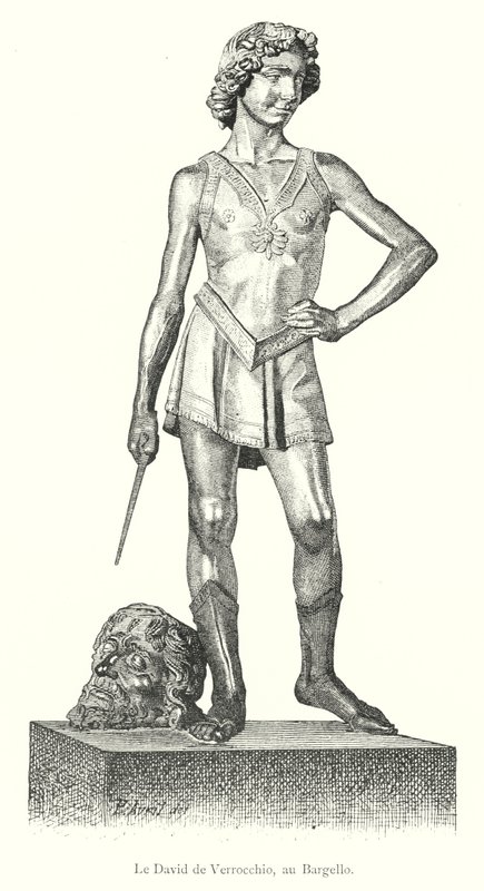 Le David de Verrocchio, au Bargello - Italian School