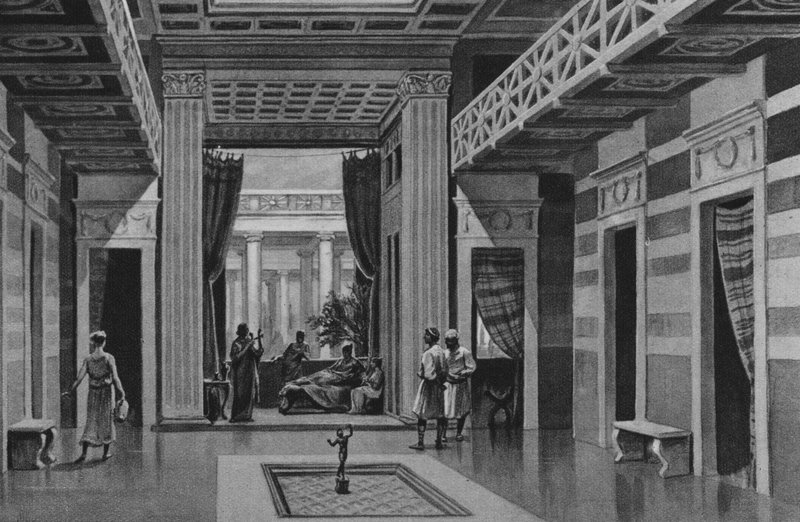 Pompei: Maison du Faune Dansant - Italian School