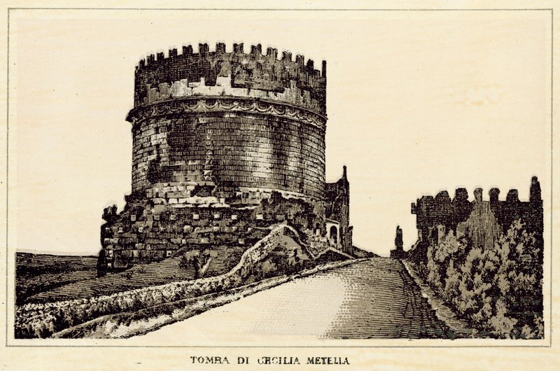 Rome : Tombe de Cecilia Metella - Italian School