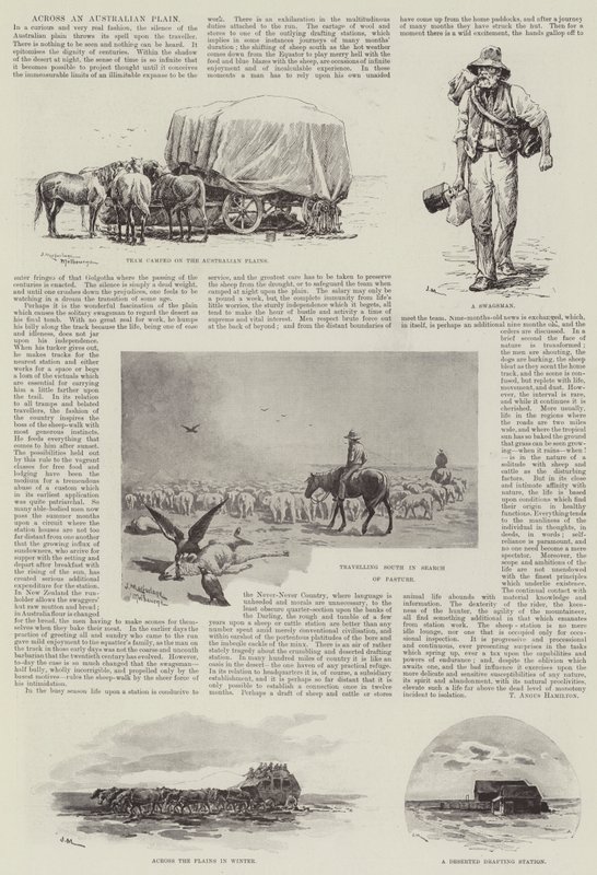 À travers une plaine australienne - J. Macfarlane