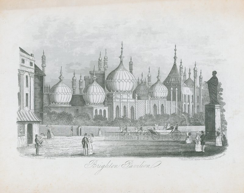 Vue générale du Pavillon de Brighton - J.T. Wood