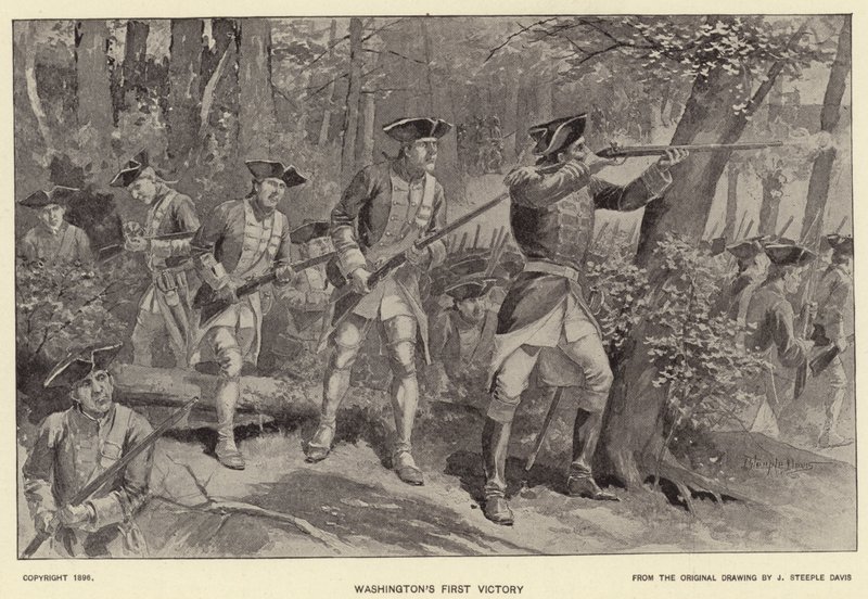 La première victoire de Washington - J. (after) Steeple Davis