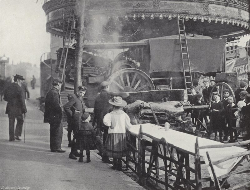 Stratford-on-Avon Mop, un rôti de bœuf - J. Benjamin Stone