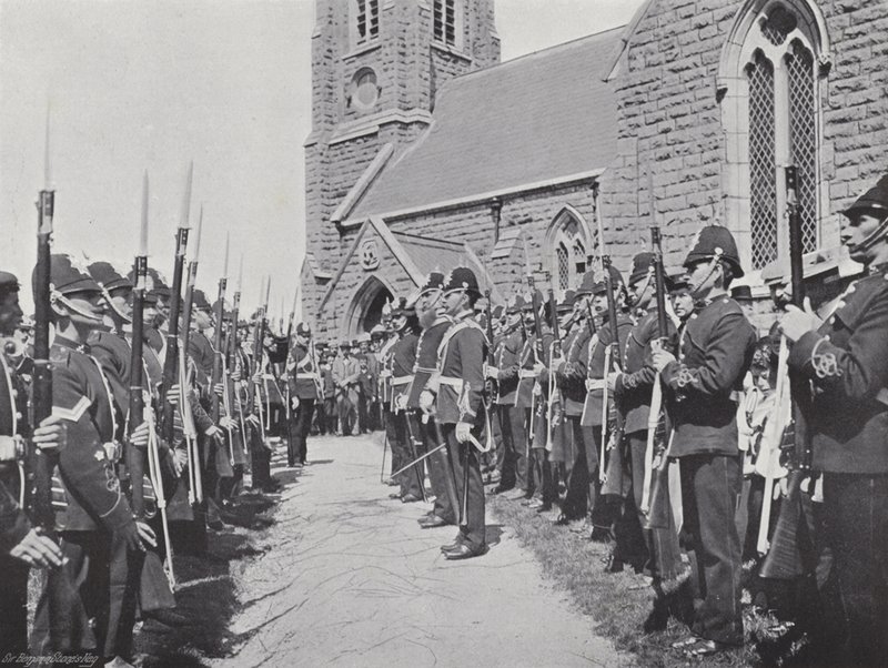 Jour de Tynwald, saluant le gouverneur - J. Benjamin Stone
