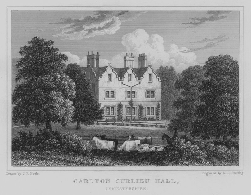 Carlton Curlieu Hall, Leicestershire - John Preston Neale