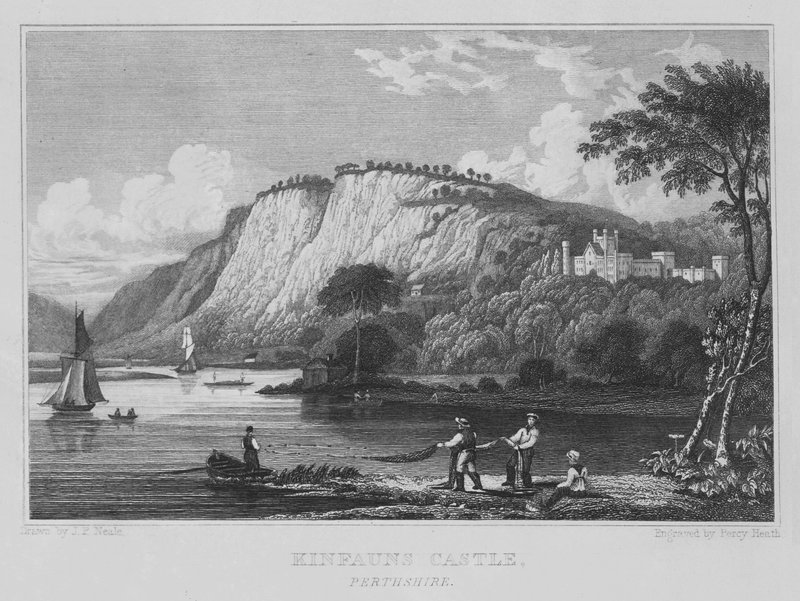 Château de Kinfauns, Perthshire - John Preston Neale