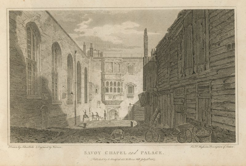 Chapelle et palais de Savoy - Jacob Schnebbelie