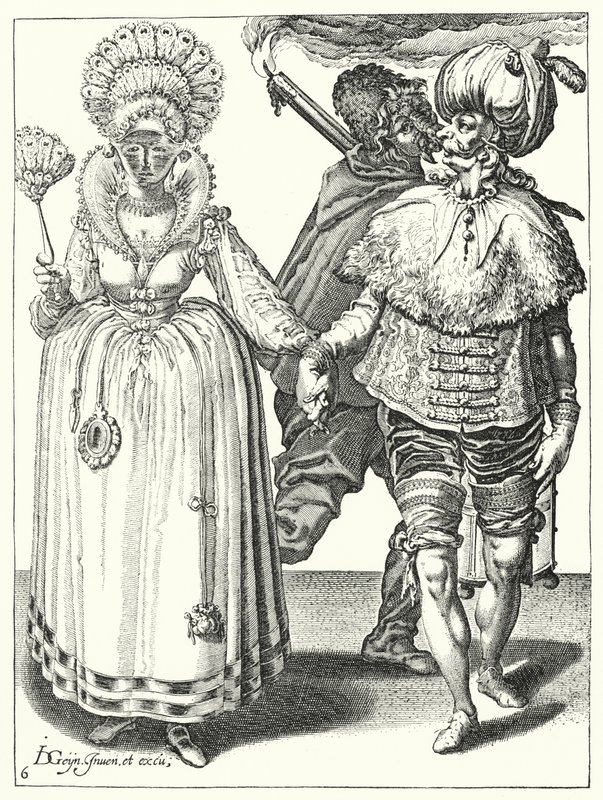 Mascarade - Jacques II de Gheyn
