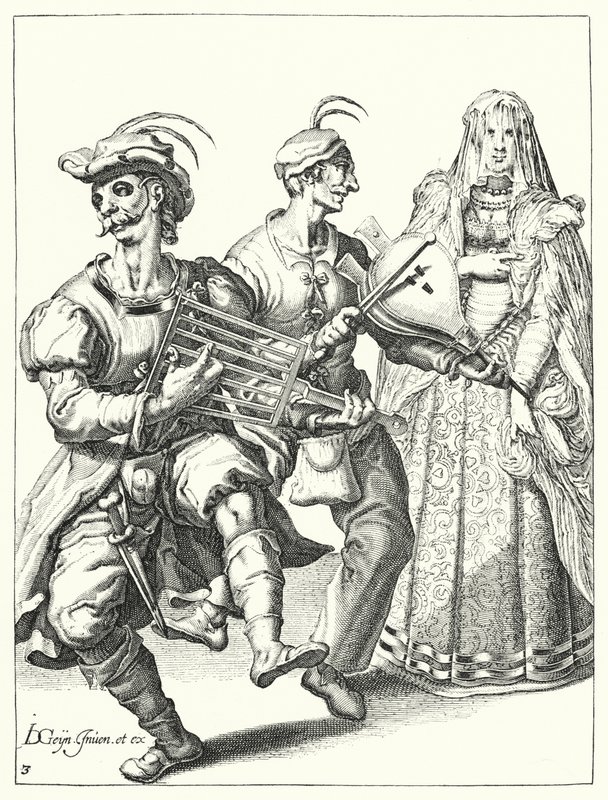 Mascarade (gravure) - Jacques II de Gheyn