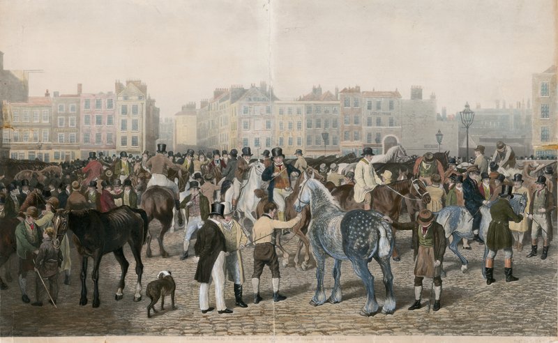 Ancien marché de Smithfield - Jacques Laurent Agasse