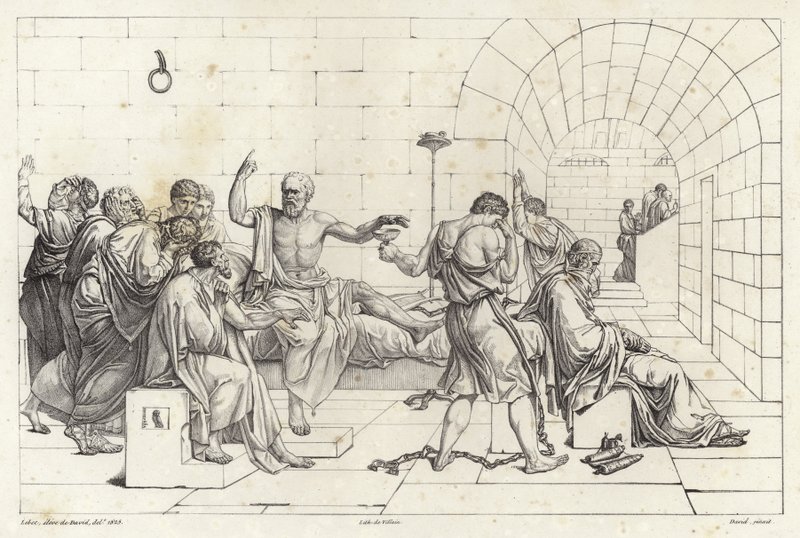 La mort de Socrate - Jacques Louis David