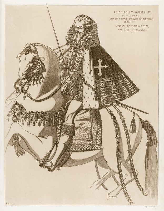 Charles Emmanuel I - Jacques de Fornazeris