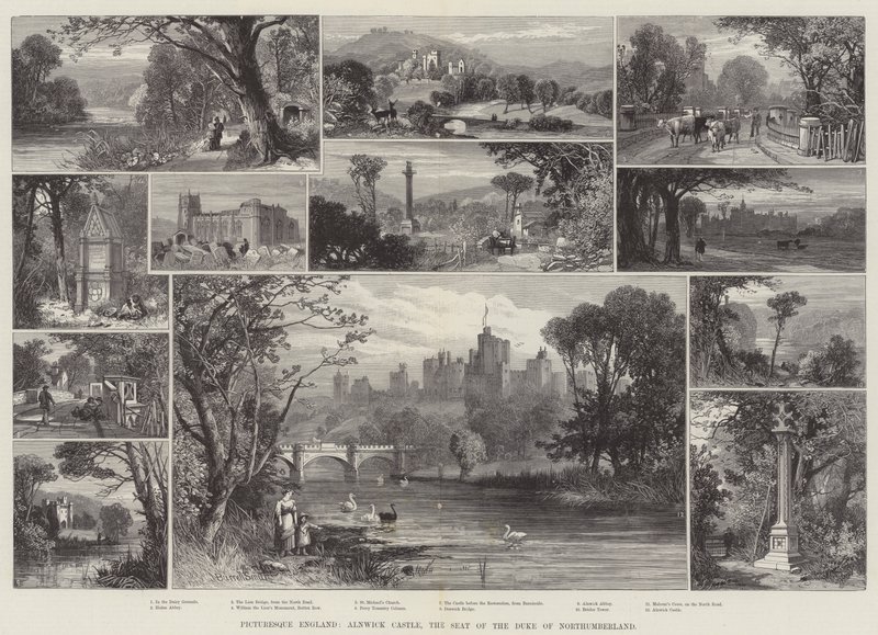 Angleterre pittoresque, château d