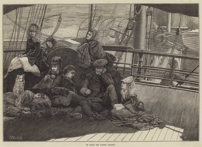À bord du vapeur Dundee - James Macbeth