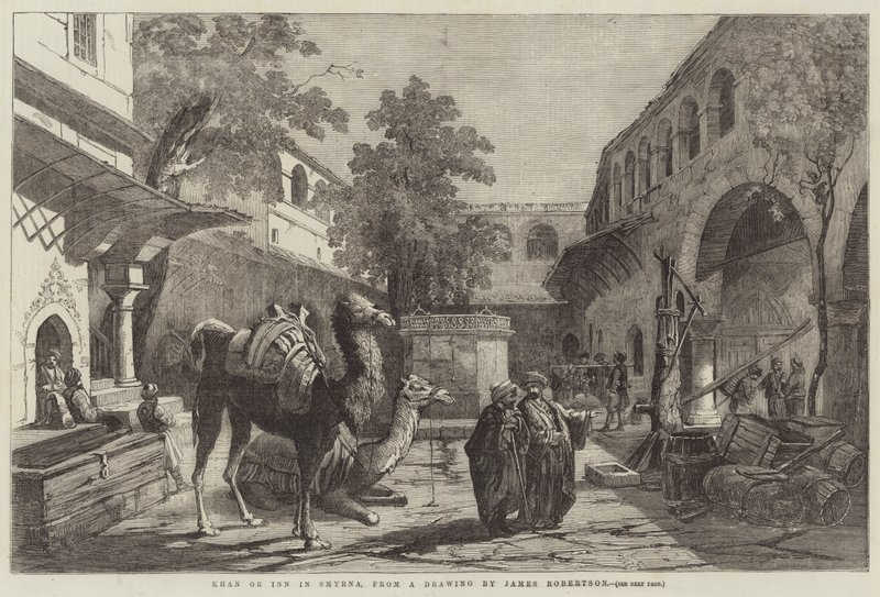 Khan ou auberge à Smyrne - James Robertson