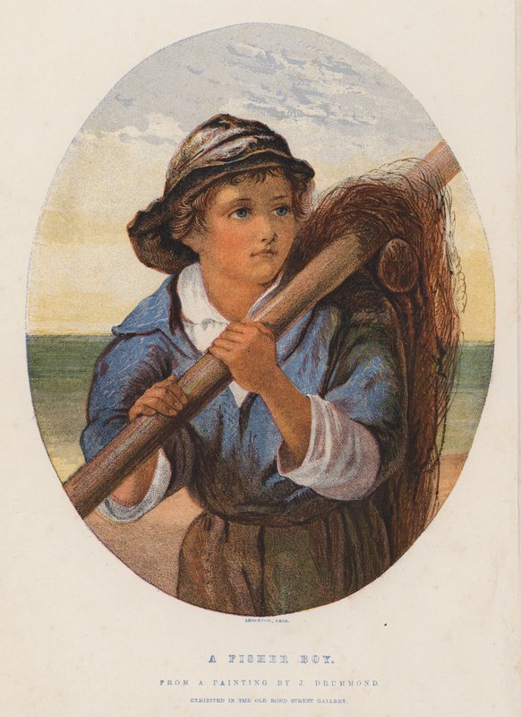 Un garçon pêcheur - James (after) Drummond