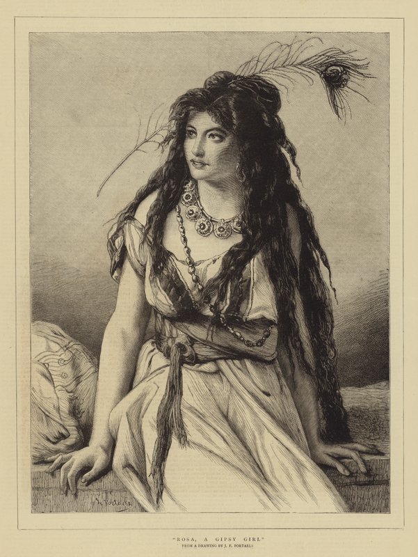 Rosa, une fille gitane - Jean Francois Portaels