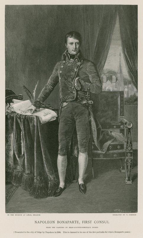 Napoléon Bonaparte, Premier Consul - Jean Auguste Dominique Ingres