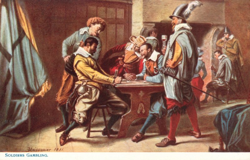 Soldats jouant - Jean Louis Ernest Meissonier