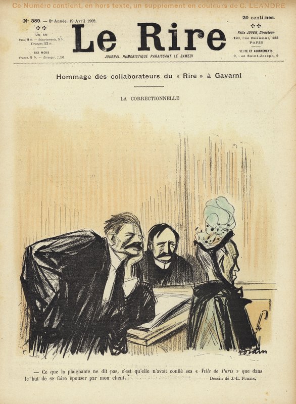 Illustration pour Le Rire - Jean Louis Forain