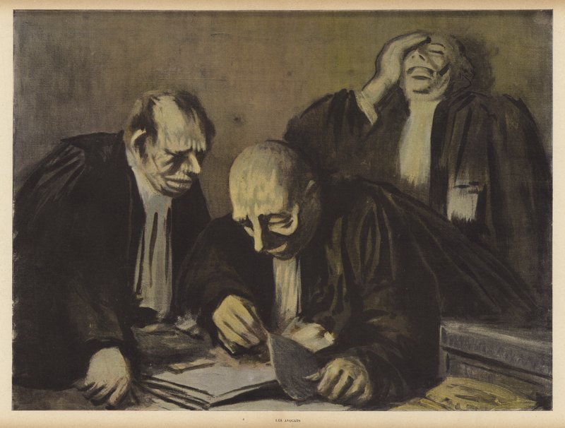 Les avocats - Jean Louis Forain