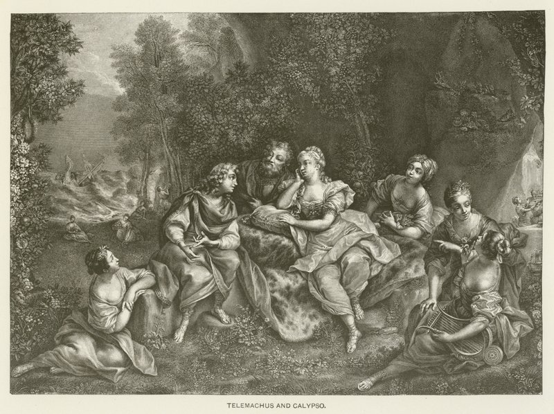 Télémaque et Calypso - Jean Raoux
